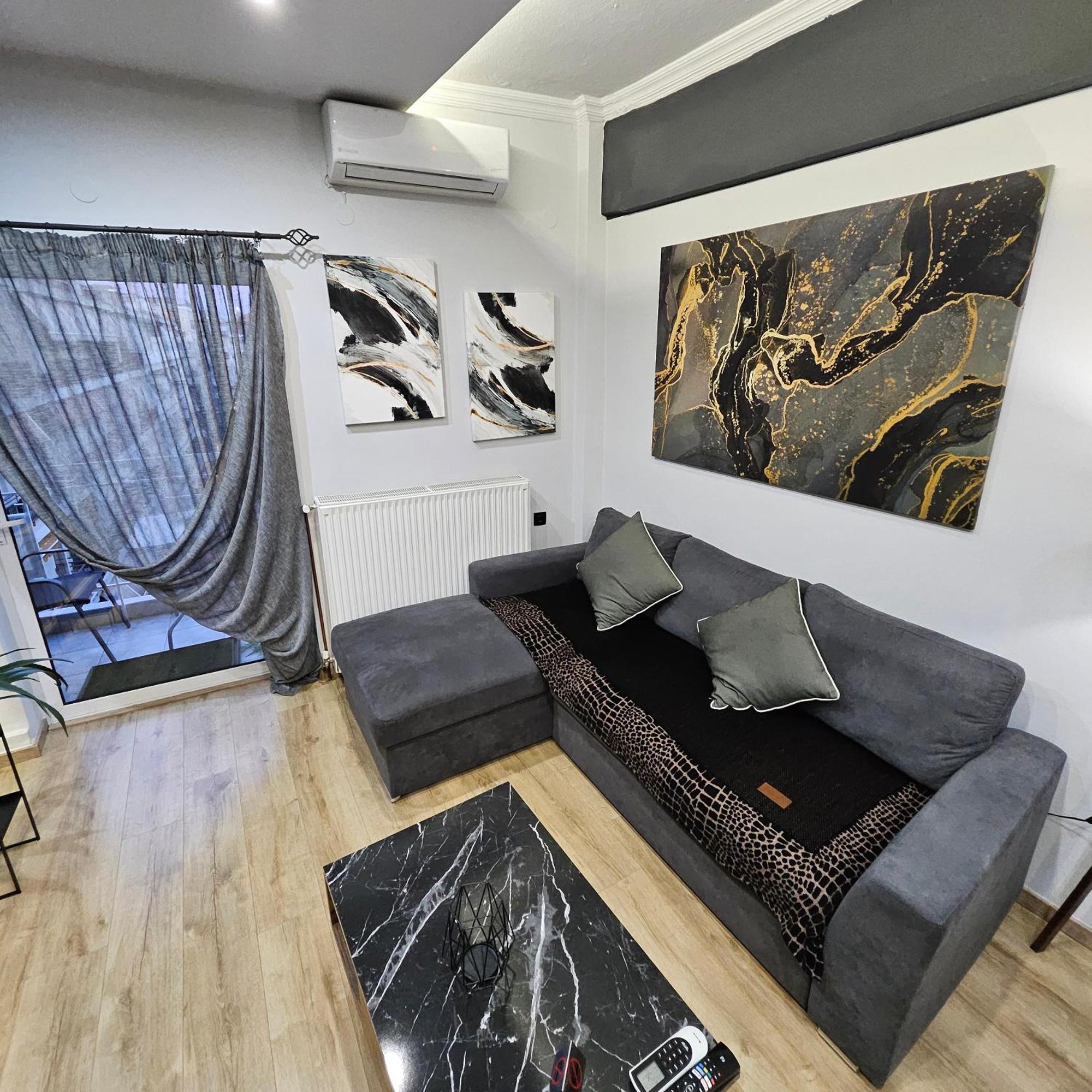 Central 3 Modern Apartment With Free Parking Серрес Екстер'єр фото