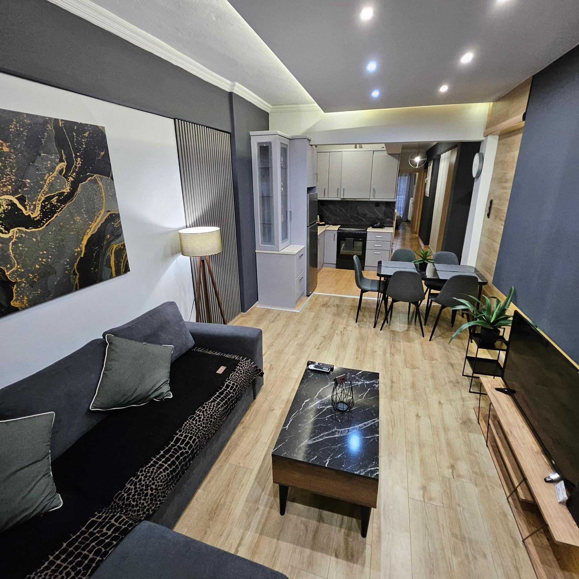 Central 3 Modern Apartment With Free Parking Серрес Екстер'єр фото